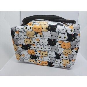 Cute Cat Portable Lunch Bag Insulated Cooler Tote Box For‎ Travel/picnic/work